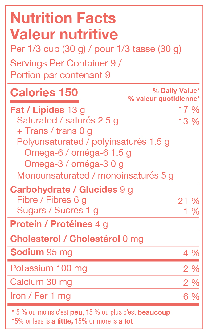 Strawberry Vanilla Crisp - Nutrition Facts
